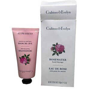 Crabtree & Evelyn Rosewater Hand Therapy 3.5 Oz Tube & Box